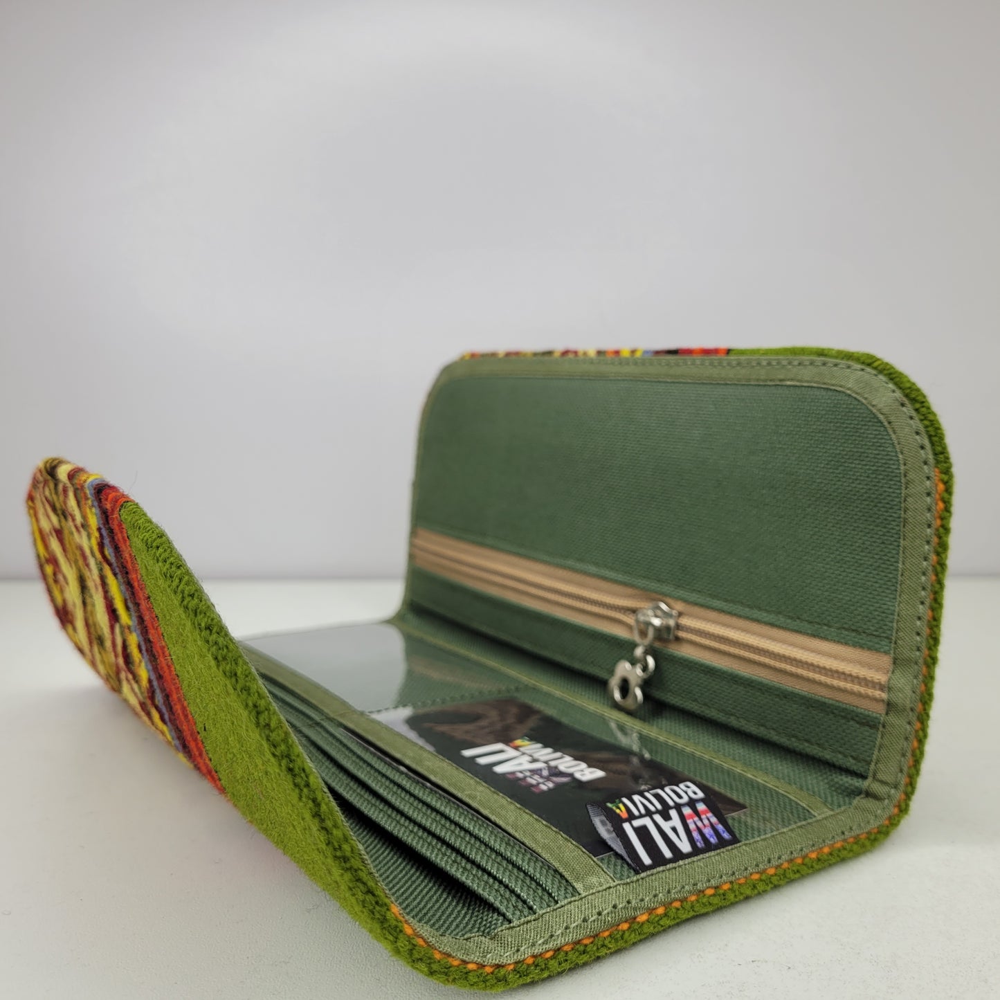 Billetera Chequera (verde pacai)