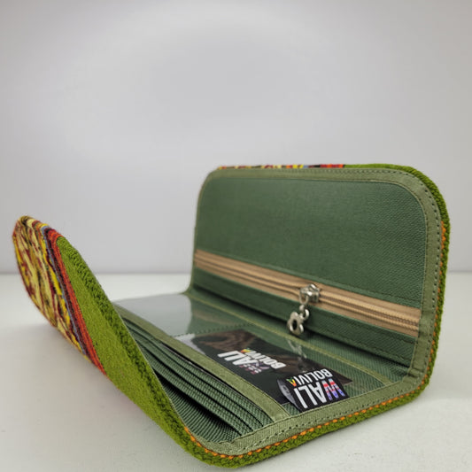 Billetera Chequera (verde pacai)