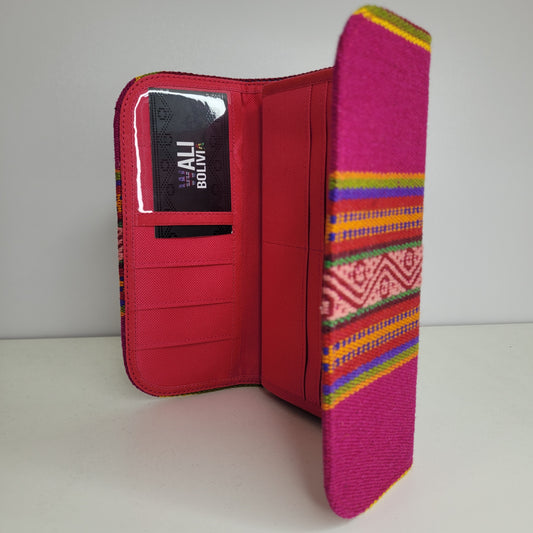 Billetera porta celular (rosita)