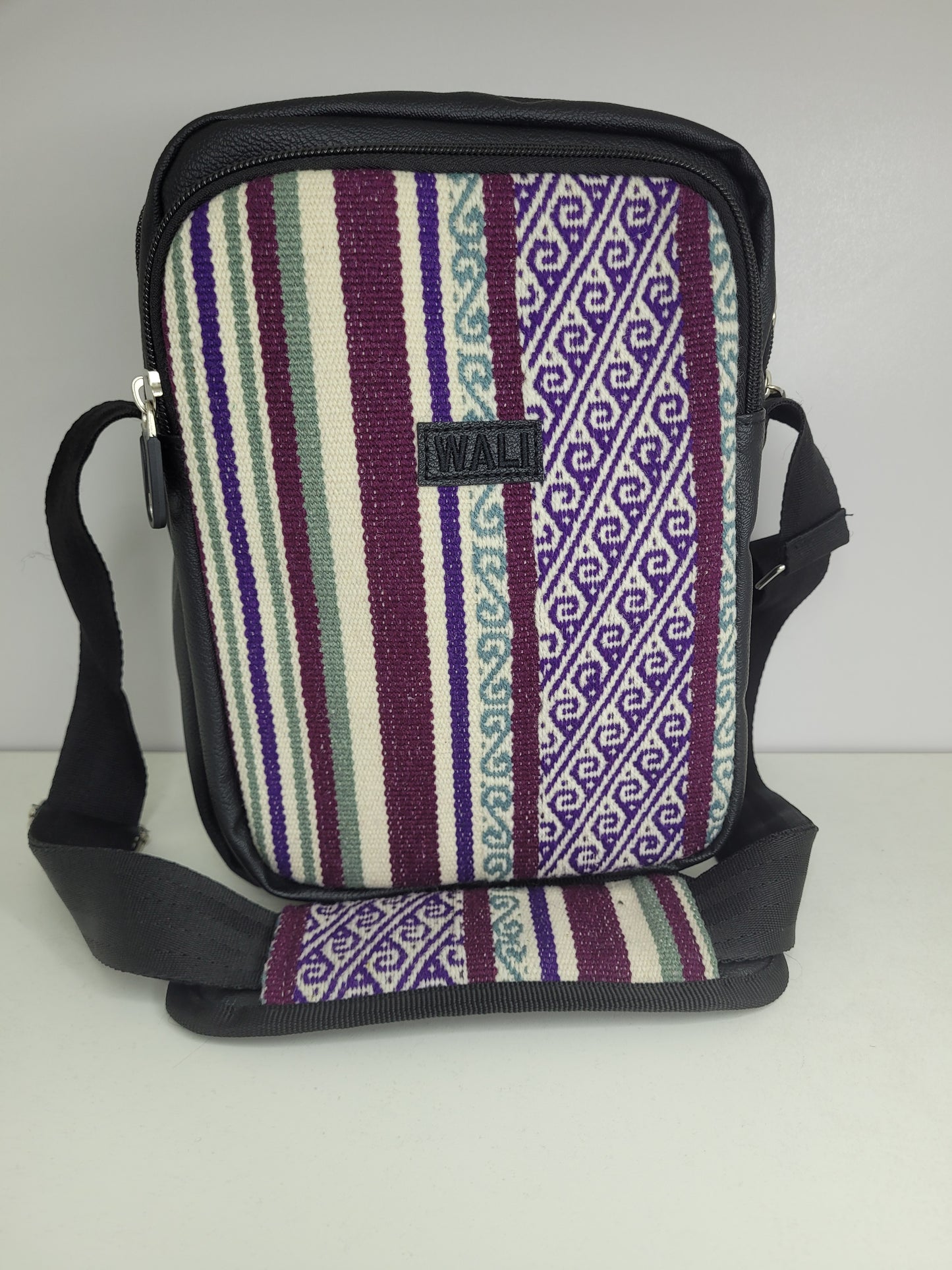 Morral grande aguayo Natural ( color wali)