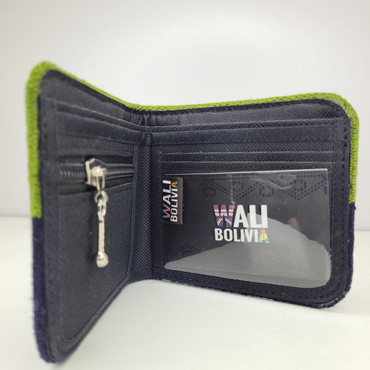 Billetera Verde y Azul (Varon Doble)