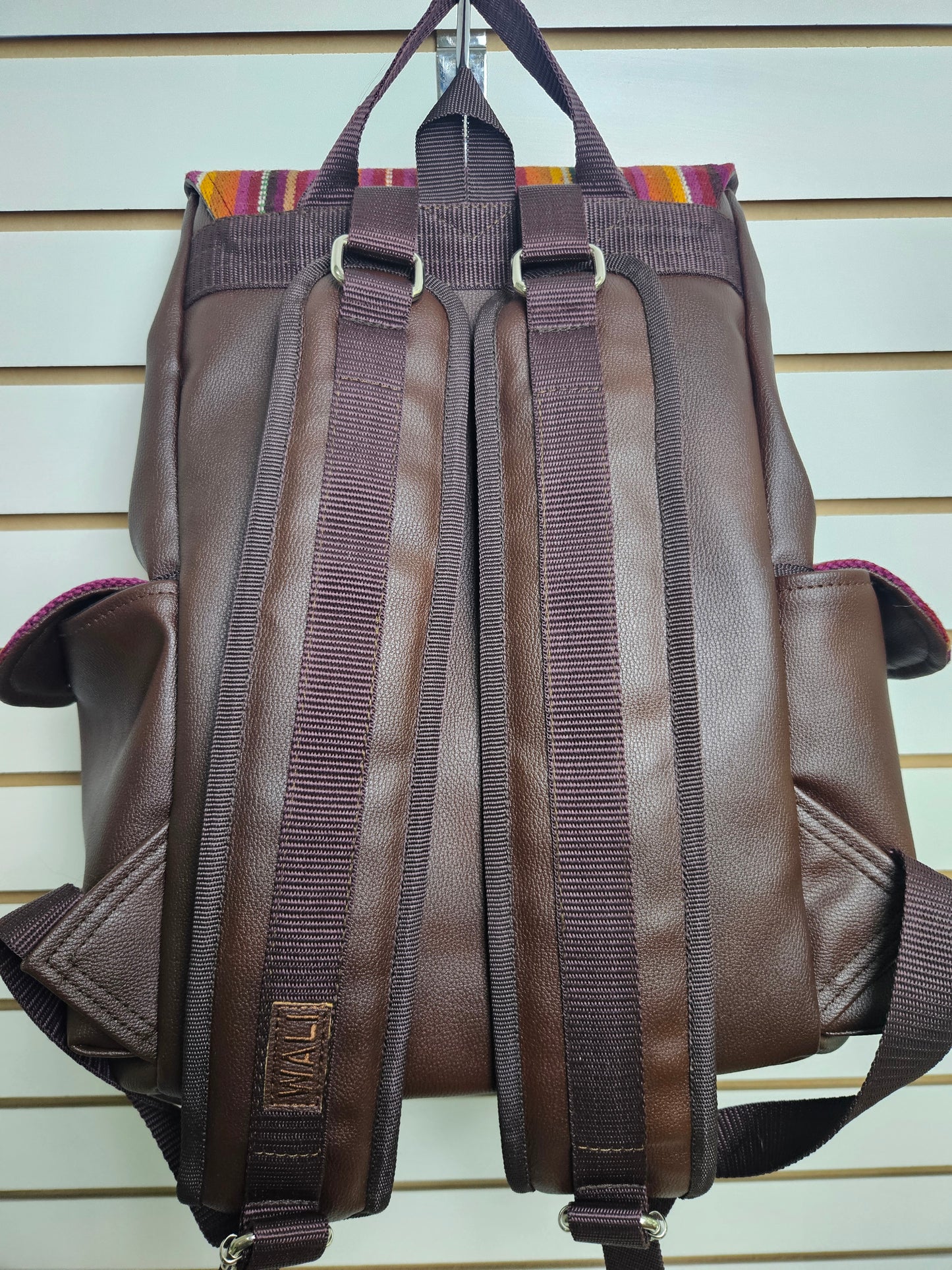 Mochila wali de aguayo natural (potosino)
