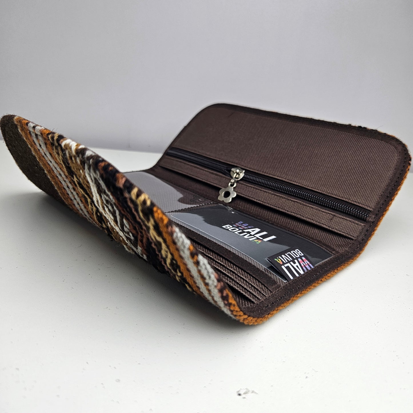 BILLETERA CHEQUERA _ Nogal