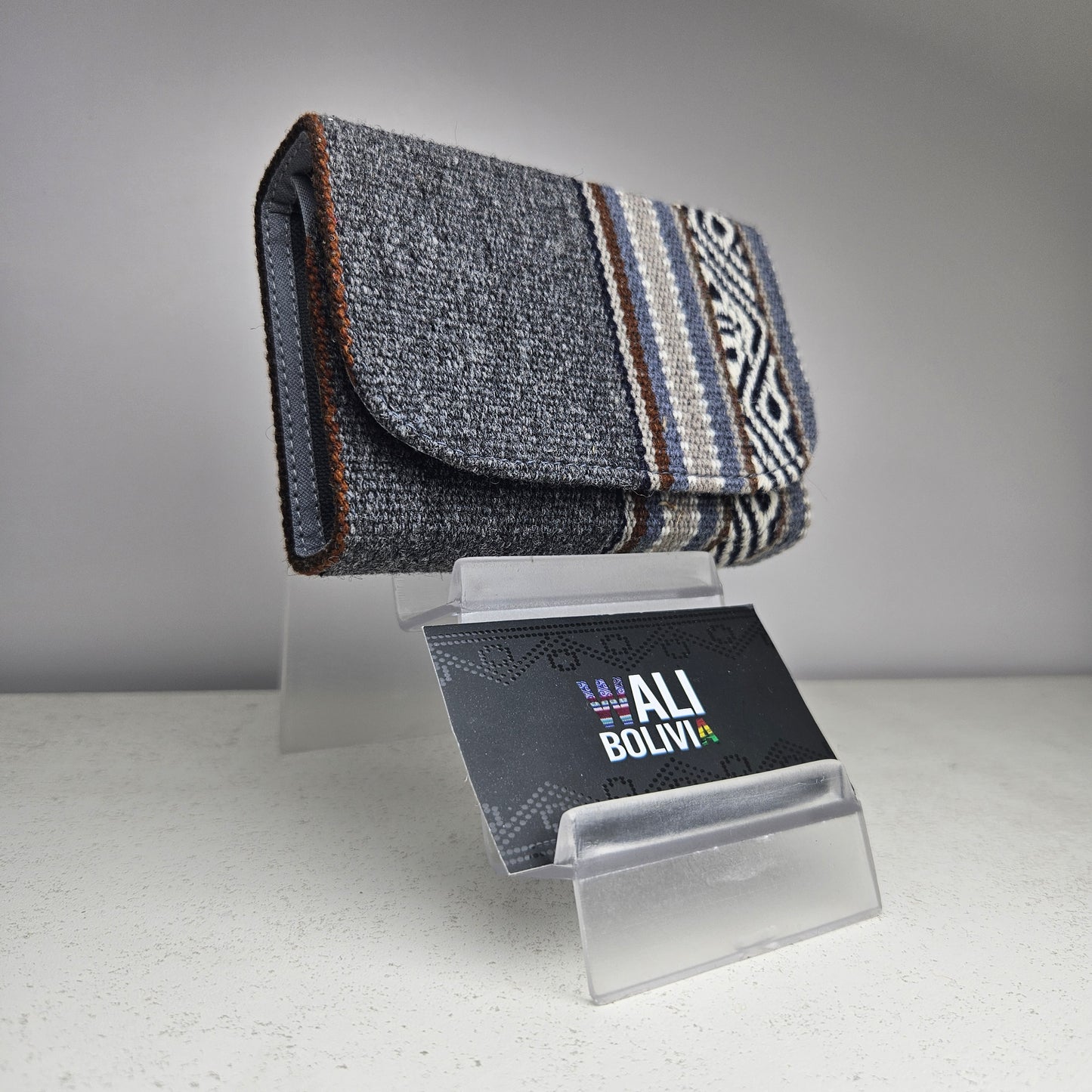 Billetera mini (gris lobo)