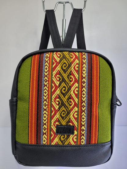 Mochila mini para dama (verde pacai)