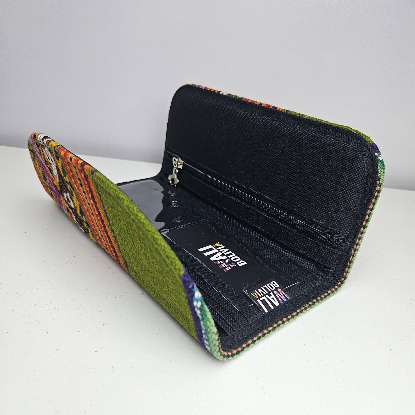 Billetera chequera (verde lechuga diseño bajo)