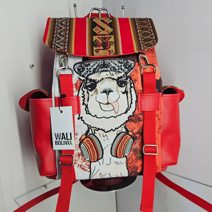 Mochila urbana  (llamita diyey)