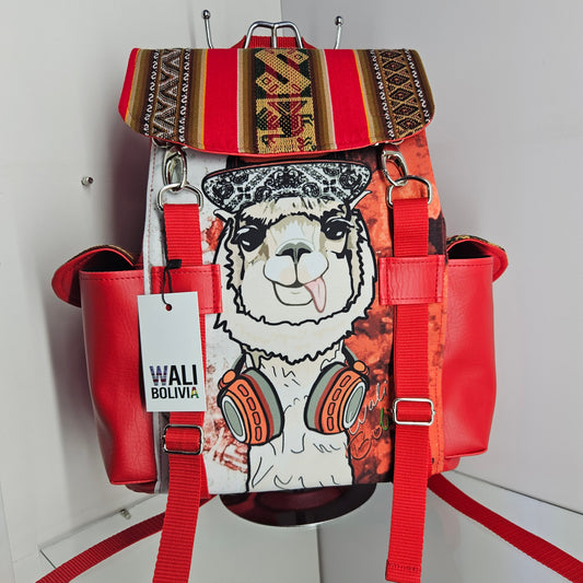 Mochila urbana  (llamita diyey)