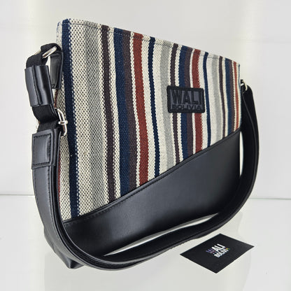 Cartera cuero aguayo (neutro)