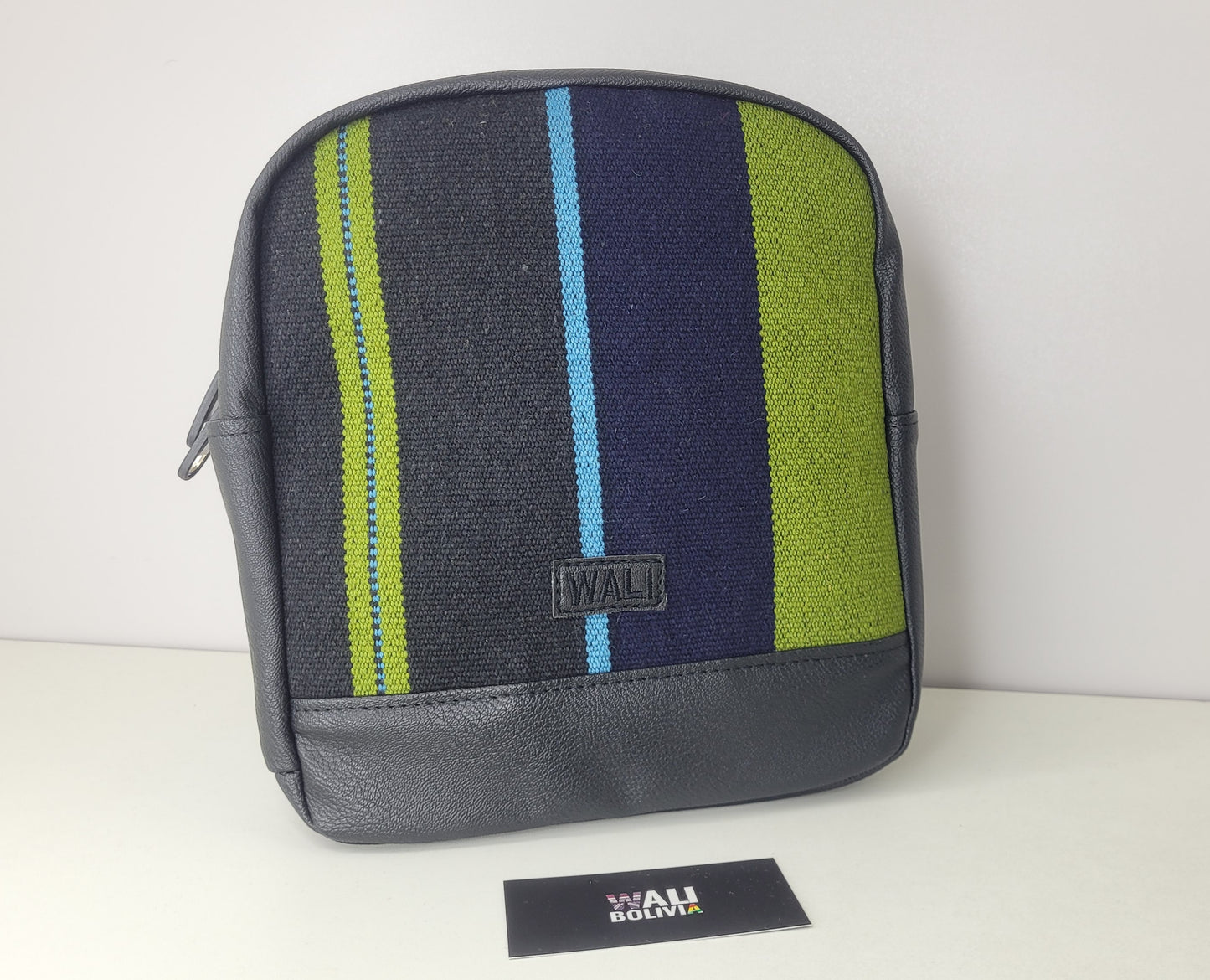 JUEGO DE MOCHILA CHICA (verde y azul)