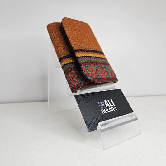 Billetera triple (naranja oscura)