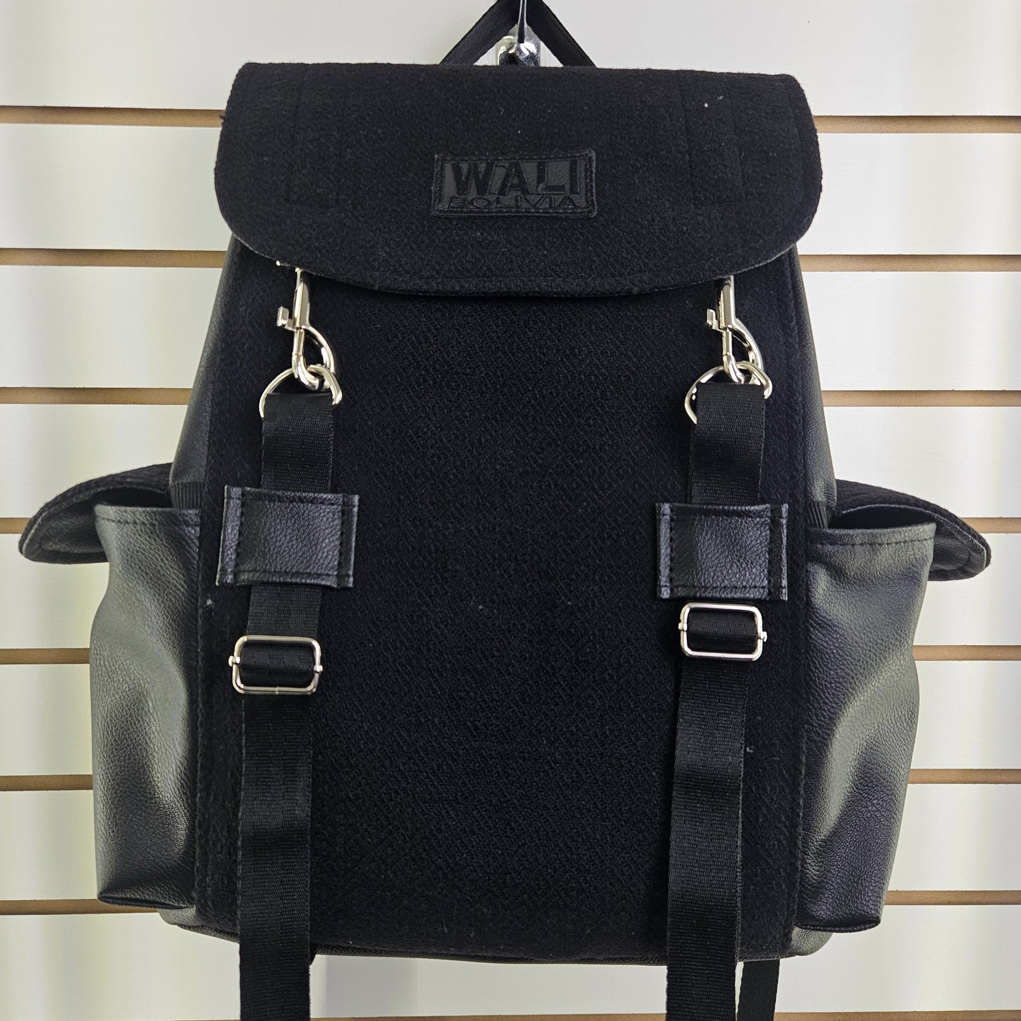 Mochila de aguayo (negra negro)