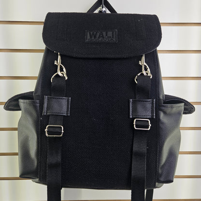 Mochila de aguayo (negra negro)