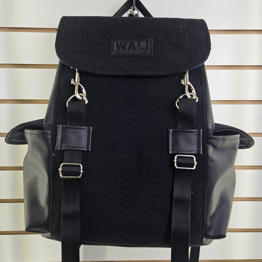 Mochila de aguayo (negra negro)