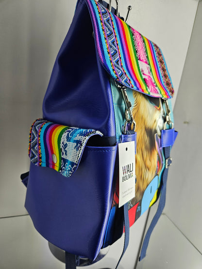 Mochila urbana (llamita paceña)