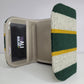 Billetera Mini (verde con franjas)