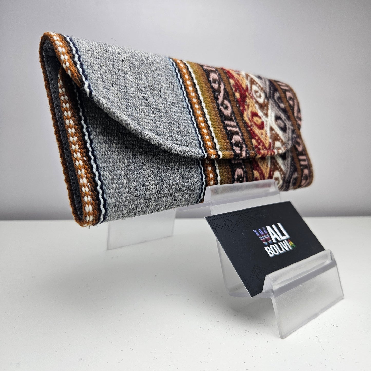 Billetera chequera (plomo diseño medio)