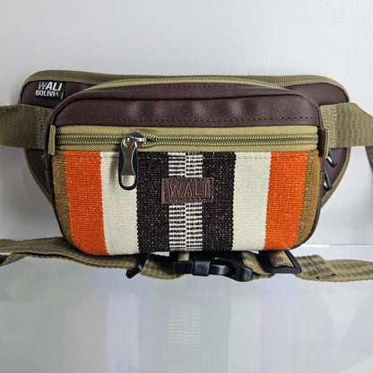 Riñonera cuadrada (camel copper)