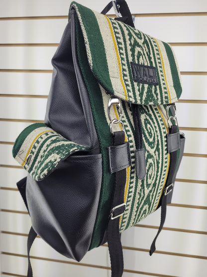 Mochila Wali (verde con diseño)