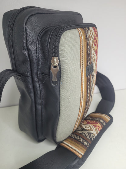 Morral grande aguayo Natural (aguayo plomo)
