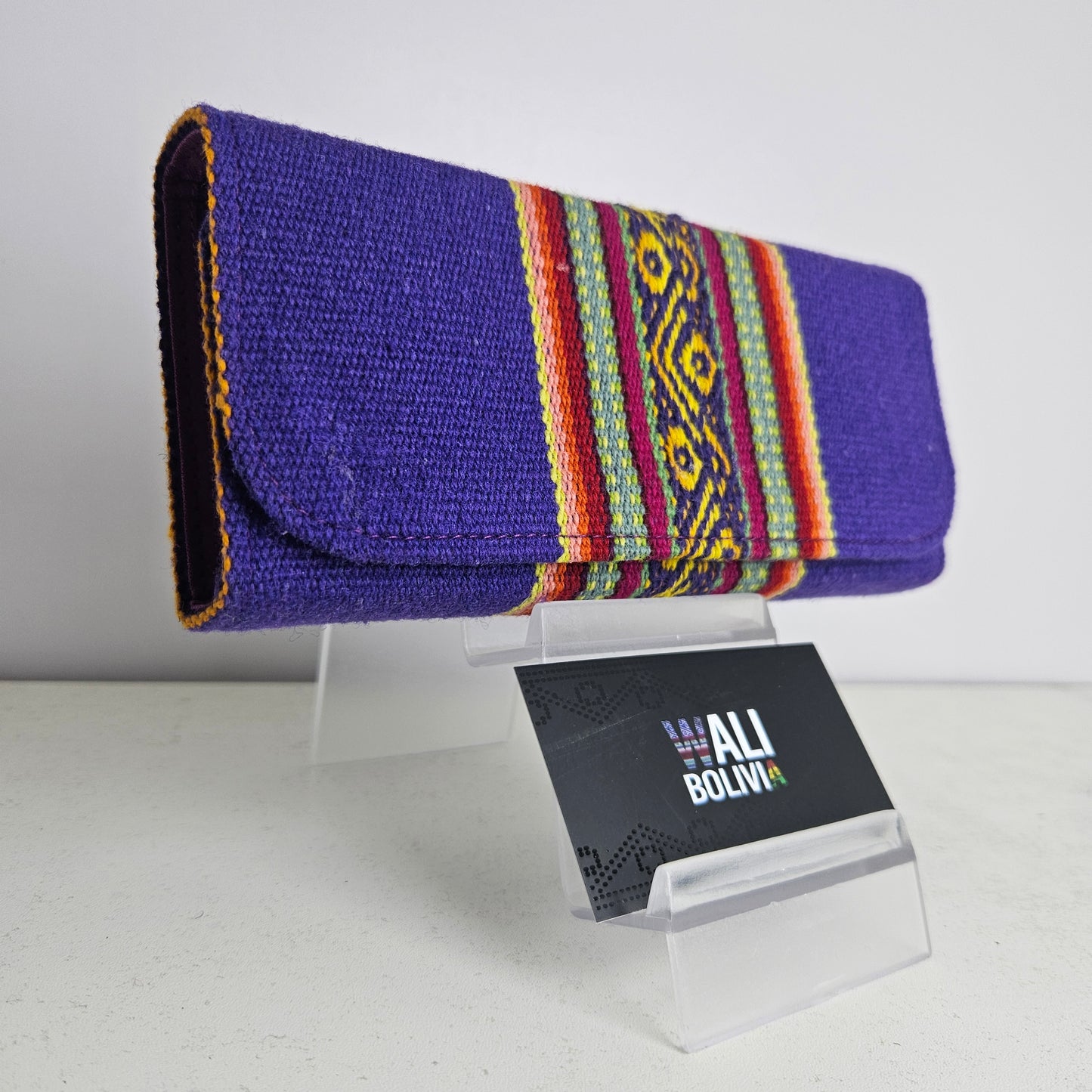 Billetera Portacelular (índigo diseño medio)