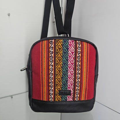 Mochila mini (rojo carmin)