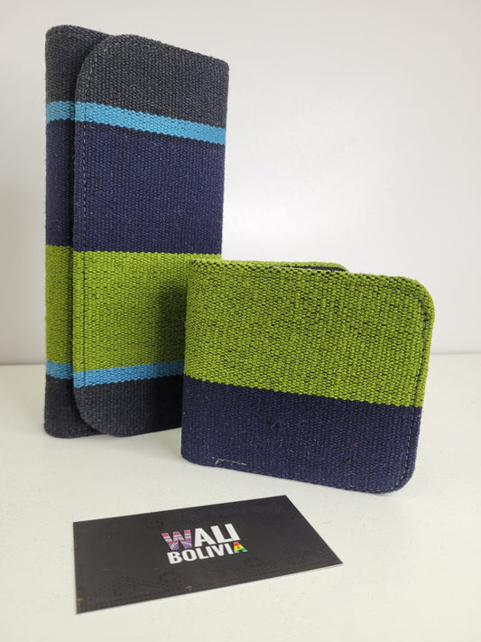 Combo Pareja (color verde conbinado con azul)