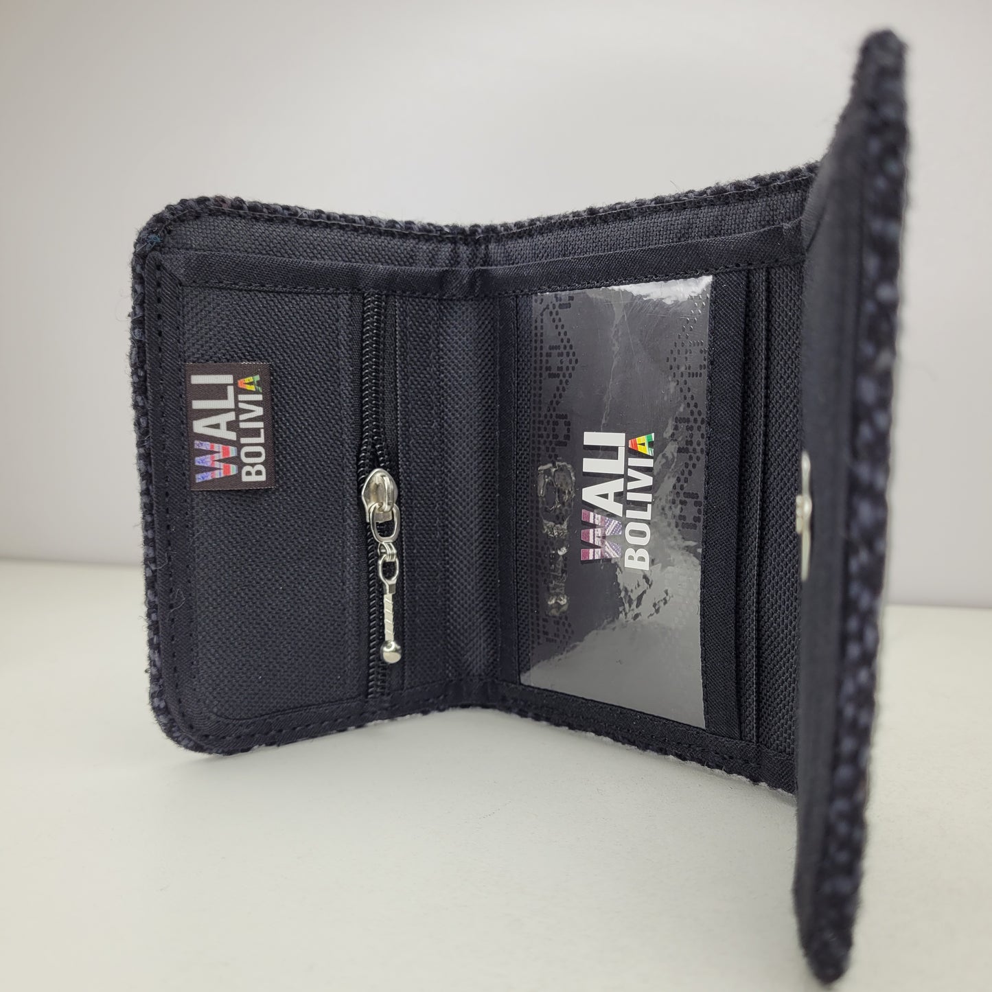 Billetera Perdiz Negro (Triple Unisex)