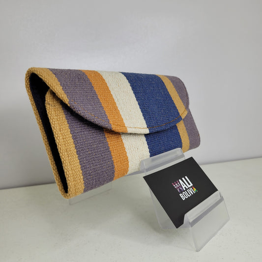 Billetera Chequera (azul crema)
