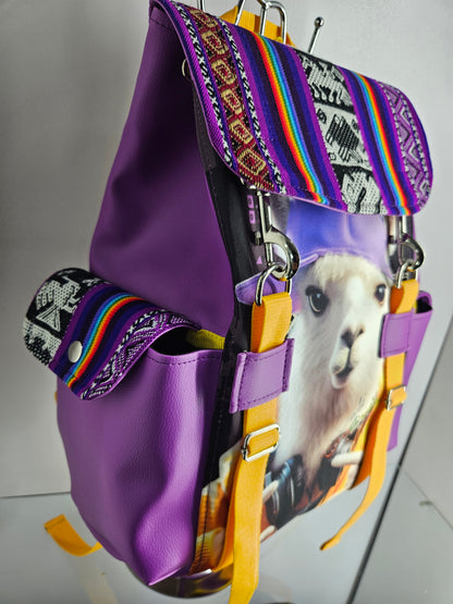 Mochila urbana (llama uwu)