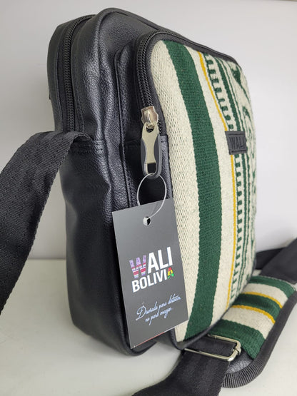 Morral Grande (verde con diseño)