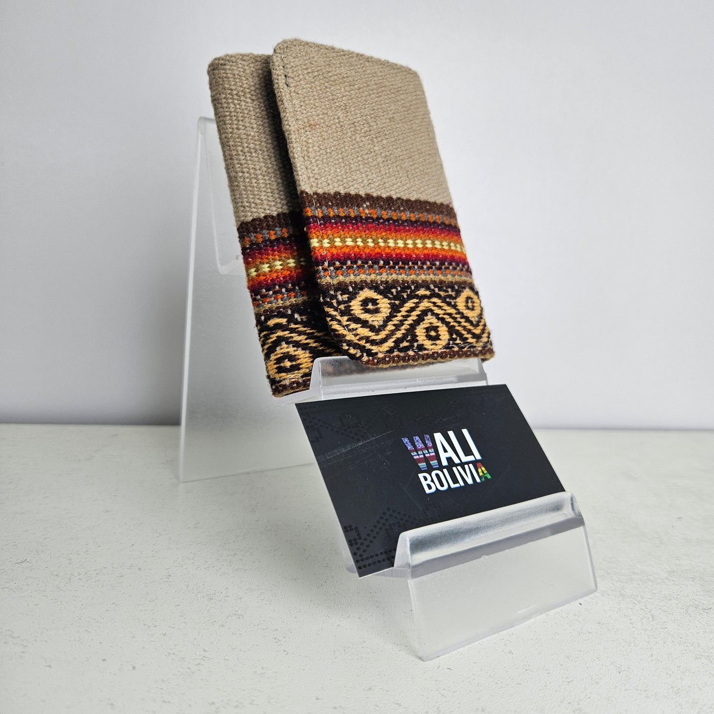 Billetera triple (beige)