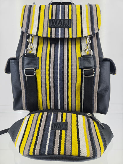 Combo Mochila y Riñonera (tigre)