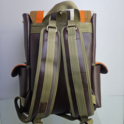 Mochila cuero (camel copper)
