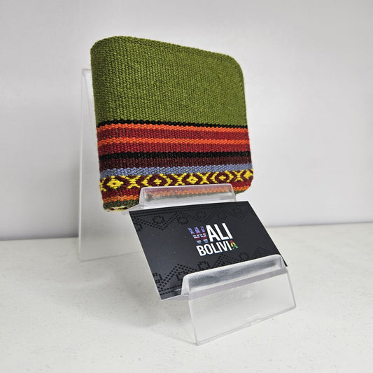 Billetera doble (verde pacai)