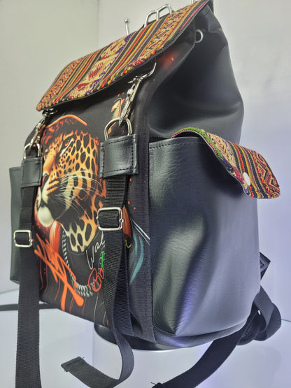 Mochila sublimada (leopardo)