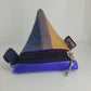 Monedero triangular (azul crema)
