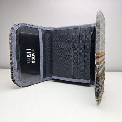 Billetera mini (plomo jaspeado)