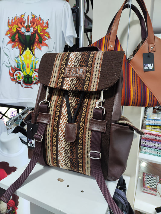Mochila WALI (Café Jade)