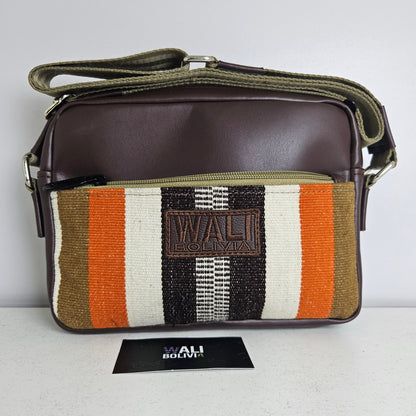 Bandolera de cuero (camel copper)