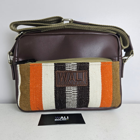 Bandolera de cuero (camel copper)