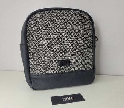 JUEGO DE MOCHILA CHICA (blanco perdiz)