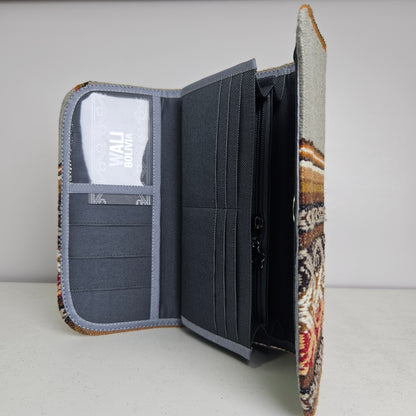 Billetera Porta Celular (Plomo)