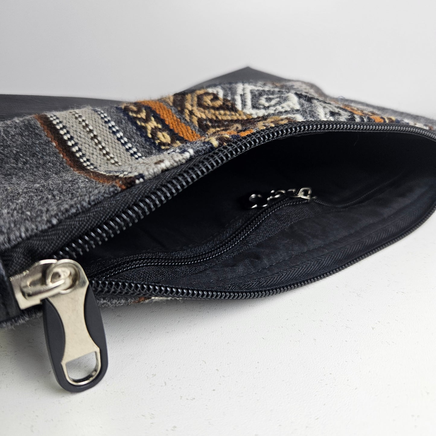 Cartera mini (gris lobo)