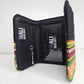 Billetera triple (negro con diseño 2)
