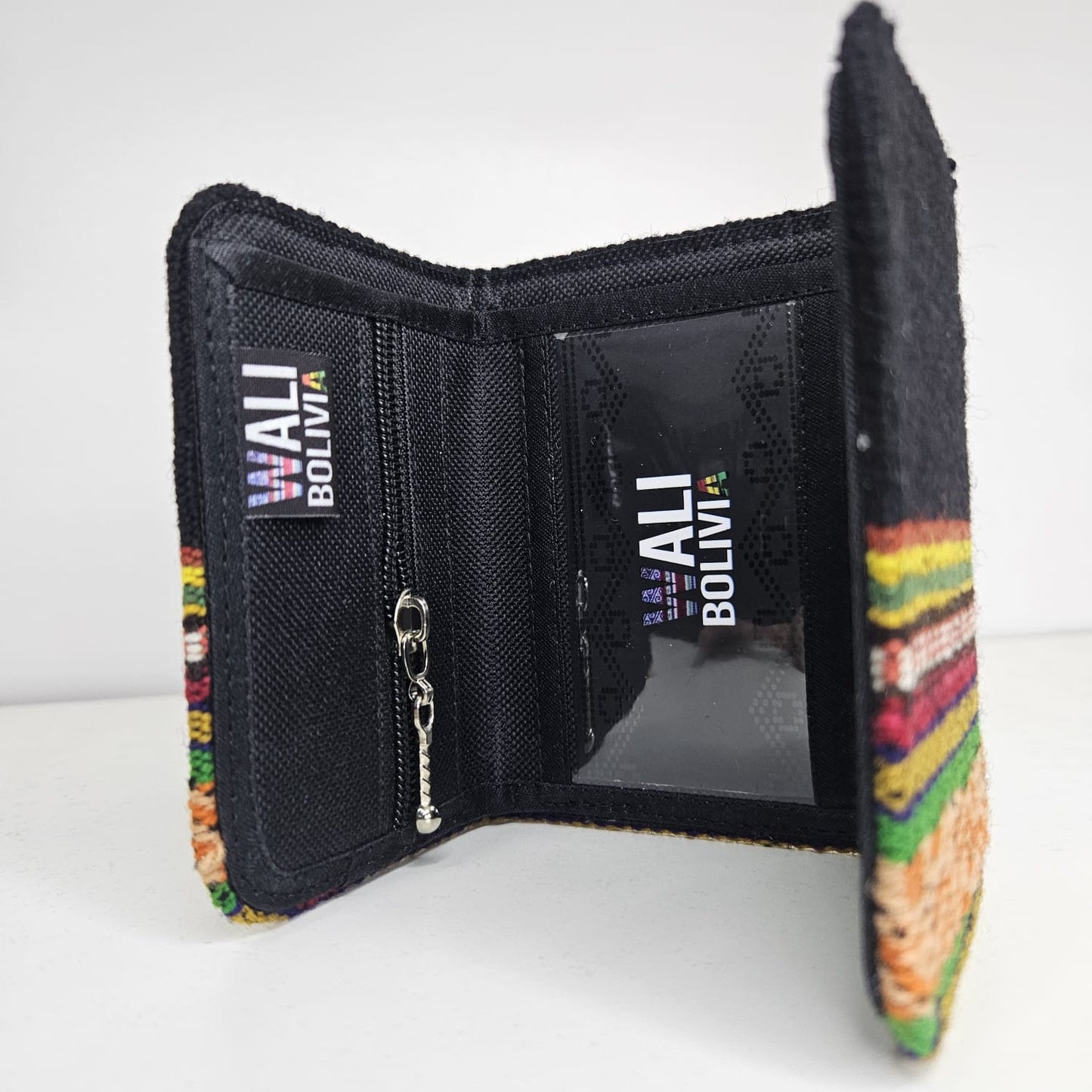 Billetera triple (negro con diseño 2)