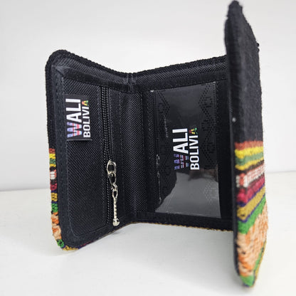 Billetera triple (negro con diseño 2)