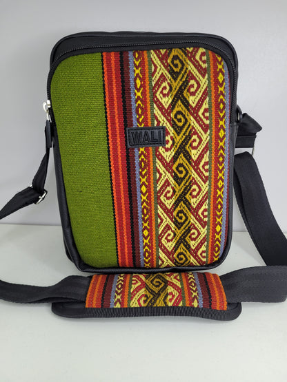 Morral grande aguayo Natural( verde pacai)