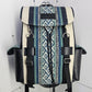 Mochila wali cuero aguayo (jade)