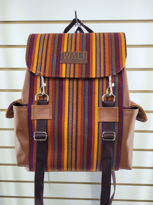 Mochila aguayo (color canela)